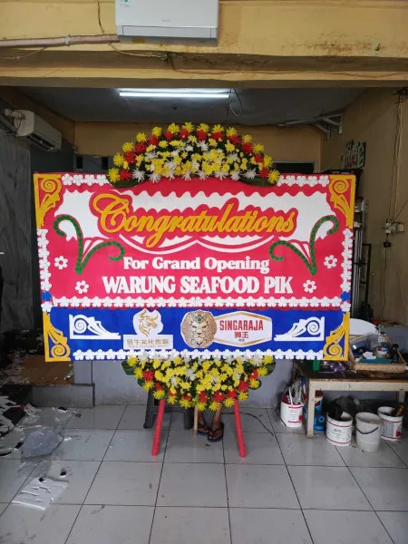 Papan Bunga Ucapan Selamat Wedding Venue Jakarta Selatan