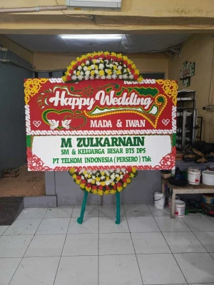 Papan Bunga di Wedding Venue Jakarta Selatan